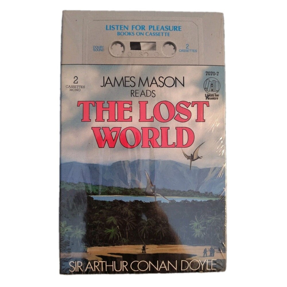 Sealed Vintage 1980 The Lost World Cassette Audiobook James Mason Listen For...